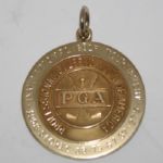 1958 Los Angeles Open Champions 14k Gold Medal - Frank Stranahan's Final PGA Win