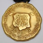 Frank Stranahan's Medal As 1946 Western Golf Amateur Champion-14k Gold Award