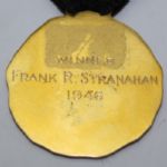Frank Stranahan's Medal As 1946 Western Golf Amateur Champion-14k Gold Award