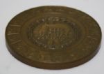 Frank Stranahan's 1950 Masters Bronze Contestant's Gift/Souvenir Medallion