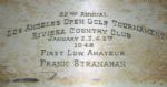 1948 Los Angeles Open-Frank Stranahan's Low Amateur Award Lawson Clock-Hogan Win