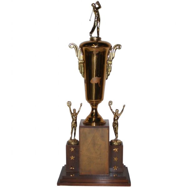 1947 Greater Greensboro Open-Frank Stranahan Low Amateur Trophy - 37" TALL!