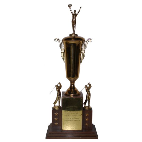 1946 Kansas City Open Golf Champ Frank Stranahans Winners Trophy - 37 1/2" TALL!!