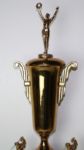 1946 Kansas City Open Golf Champ Frank Stranahan's Winner's Trophy - 37 1/2 TALL!!