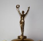 1946 Kansas City Open Golf Champ Frank Stranahan's Winner's Trophy - 37 1/2 TALL!!