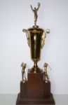 1946 Kansas City Open Golf Champ Frank Stranahan's Winner's Trophy - 37 1/2 TALL!!