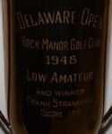 1948 Delaware Open- Frank Stranahan's Low Amateur AND Overall Winner's Trophy