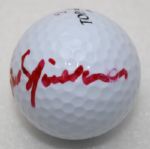 Jack Nicklaus Signed Golf Ball - Red Marker with Slight Smudge JSA COA (session 2)