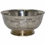 Frank Stranahans 1947 Reading Open Low Amateur Sterling Silver Bowl