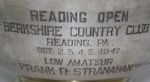 Frank Stranahan's 1947 Reading Open Low Amateur Sterling Silver Bowl