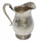 Frank Stranahans 1949 Kansas City Open Third Amateur Sterling Silver Pitcher