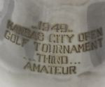 Frank Stranahan's 1949 Kansas City Open Third Amateur Sterling Silver Pitcher