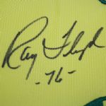 2011 Masters Embroidered Flag Signed by Ray Floyd with '76 Inscription JSA COA