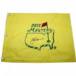 2011 Masters Embroidered Flag Signed by Jack Nicklaus JSA COA