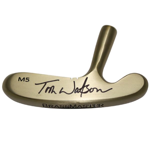 Tom Watson Signed BrassMaster M5 Putter Head JSA COA