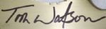 Tom Watson Signed BrassMaster M5 Putter Head JSA COA