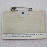 1976 Masters Badge Signed by Ray Floyd JSA COA