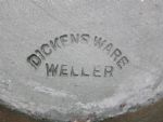 Weller Pottery Vase - Dickens Ware Male Golfer Rare !