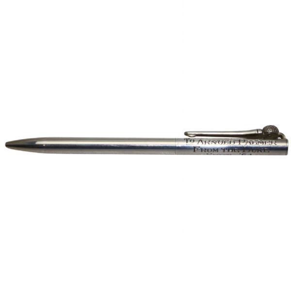 Sterling Silver Tiffany and Co. Pen Given to Arnold Palmer from John Wayne