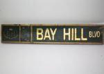 Bay Hill Blvd Wooden Vintage Street Sign