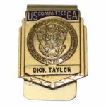 USGA Committee Money Clip Issued to Dick Taylor - Circa 1960