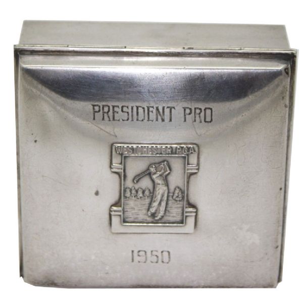 1950 President Pro Sterling Silver Box