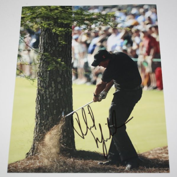 Phil Mickelson Signed 8x10 Photo - 2010 Infamous Golf Shot JSA COA
