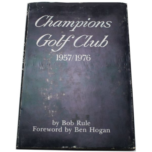 Club History of Champions Golf Club( 1957/1976) Jack Burke & Jimmy Demaret Course