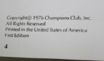 Club History of Champions Golf Club( 1957/1976) Jack Burke & Jimmy Demaret Course