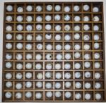 100 Assorted Logo Golf Balls with Golf Ball Display Case