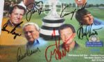 Multi-Signed PGA Seniors Championship Program - 8 HOF's - JSA COA X74635