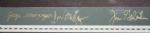 Framed 1991 Walker Cup Poster Signed By Both Teams-Presented to Contestant D. Eger