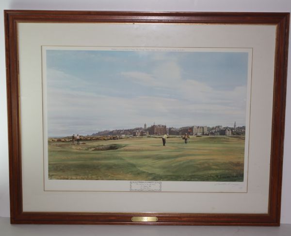 Arthur Weaver St. Andrews 16th Green Limited Edition Print - USGA Award to David Eger