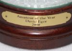 2000 Amateur Of The Year Trophy and Medal from Golfweek Titleist