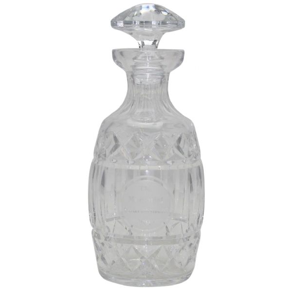 1992 The Memorial Tournament Players Gift - Crystal Decanter