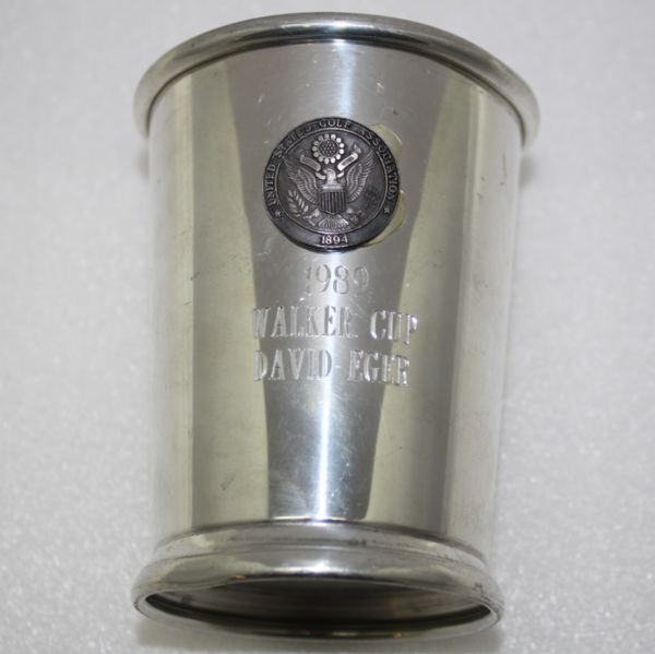 1989 Pewter Walker Cup Players Gift - David Eger