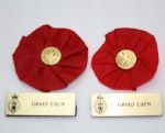 Lot of Two Royal Ancient G.C. Name Tags and Emblems