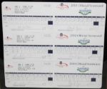 2010 Mississippi Golf Resort Classic David Eger Framed Winning Scorecards
