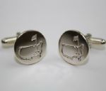 Tiffany Sterling Silver Augusta National Members Cufflinks
