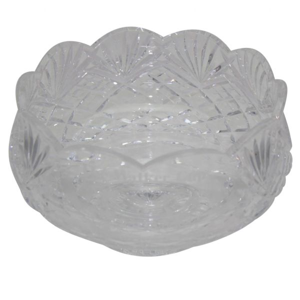 1991 Walker Cup Cut Crystal Dish