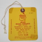 1960 Masters Thursday Ticket - #4147