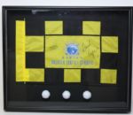 2005 Boeing Greater Seattle Classic Champions   Flag Signed by David Eger with 3 Personal Balls JSA COA