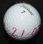 2005 Boeing Greater Seattle Classic Champions   Flag Signed by David Eger with 3 Personal Balls JSA COA