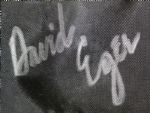 David Eger and Mark McNulty Dual Signed Liberty Mutual Legends of Golf Flag JSA COA