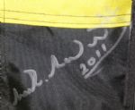 David Eger and Mark McNulty Dual Signed Liberty Mutual Legends of Golf Flag JSA COA