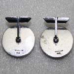 Unique Sterling and Gold Golf Cufflinks