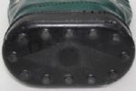 Charley Penna Block Letter Green/White Shag Bag