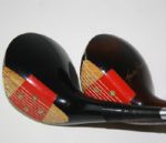 Set of 2 Oil Hardened Woods with Decal - 3-wood and 4-wood (59)