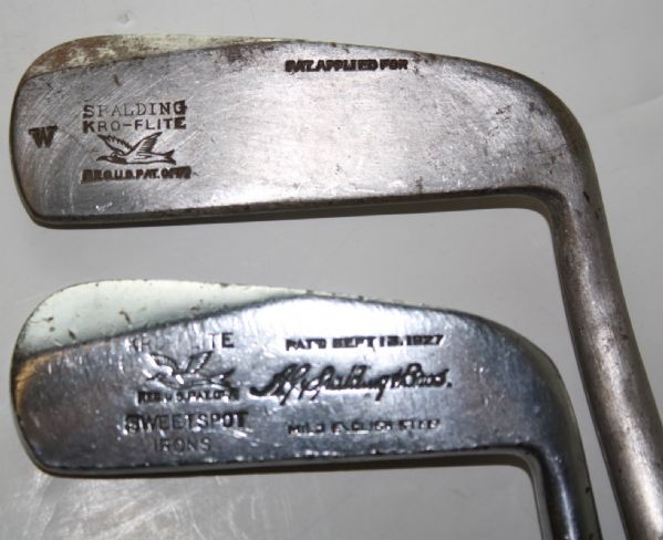 Two 1930s Wood Shafter Spalding Kro-Flite (61)