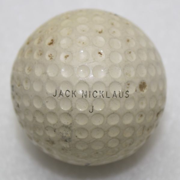 Jack Nicklaus Tournament Used Personal Golf Ball
